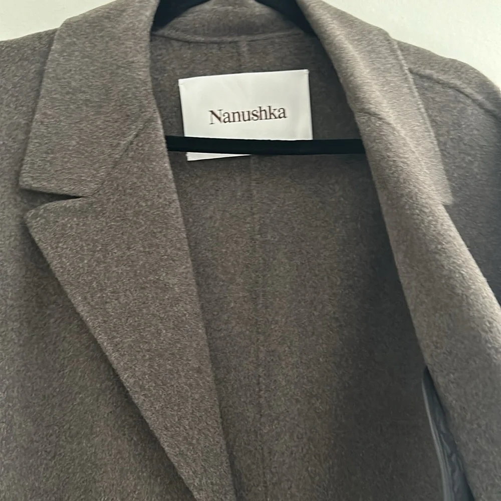 NWT Nanushka Janno wool Coat Size XL